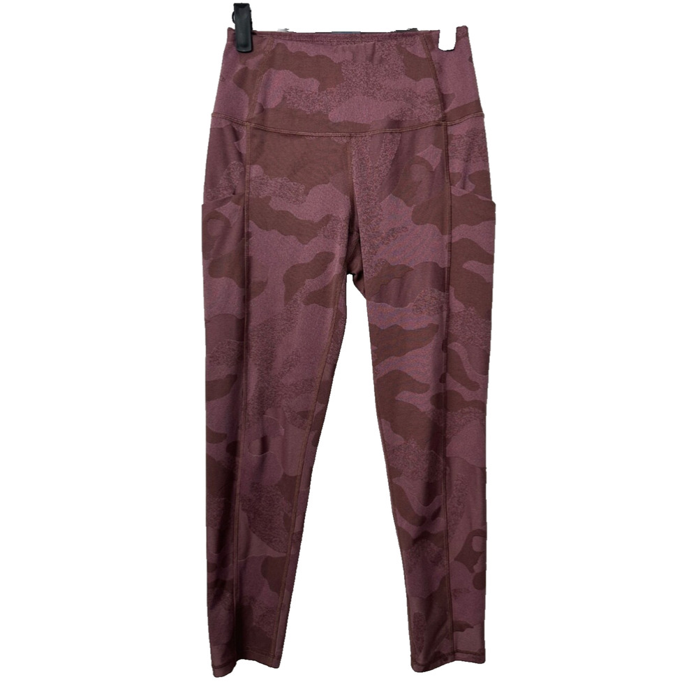 The North Face Women's Luxe Motivation Pocket 7/8 Legging Sz M Maroon Camo D28